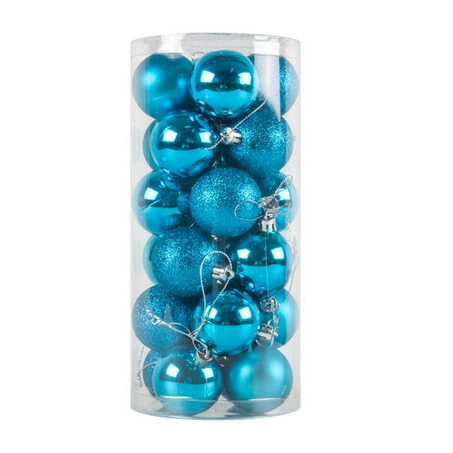 24 Piezas de Bolas Navideñas Colgantes, Proyectos de Manualidades, Adornos Navideños, Decoración para El Hogar, Navidad, Cumpleaños, año Nuevo, Gradua