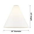 thumbnail image 2 of Innovations Lighting  Berkshire Glass- 1 Light 16" Semi-Flush Mount Clear/White and Polished Chrome, 2 of 5