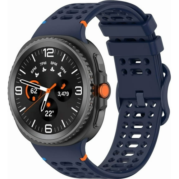 REQO compatible with Galaxy Watch8 Classic/Watch 8 Watch Band, Premium Soft Silicone Replacement Wristbands with Secure Clasp