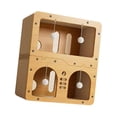 thumbnail image 4 of Casa de cartón para gatos, cueva, decoración del hogar, pelota colgante, juguete, poste rascador, caja, cama de salón L, 4 of 8