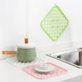 thumbnail image 4 of Kitchen Sink Divider Protector Mat Heat Insulation Table Mat (Green), 4 of 5