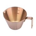 thumbnail image 3 of Taza medidora de espresso, taza de té con boquilla simple, acero inoxidable rosa, 3 of 9