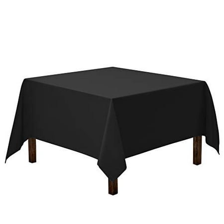 Gee Di Moda Square Tablecloth 70 X Inch Black Table Cloth For Or Round Tables In Washable Polyester Great Buffet Parties Holiday Dinner Wedding More Canada Gee Di Moda Square Tablecloth 70 X, Square Tablecloth On Round Table