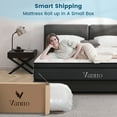 thumbnail image 5 of Vantto Full Mattress, 12 Inch Hybrid Mattress in a Box, Full Size Memory Foam Mattress with Pocket Springs for Motion Isolation Pressure Relief, CertiPUR-US, 100 Nights Trial, 5 of 8