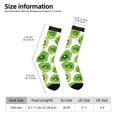 thumbnail image 2 of Vsdgher Green Kiwi Crew Socks for Men & Women, Breathable Casual Athletic Ankle Socks, 2 of 6