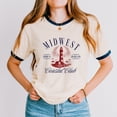 thumbnail image 2 of Midwest Coastal Club - Women's Ringer Tee, 2 of 8