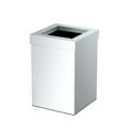 thumbnail image 5 of Gatco Elevate Stainless Steel 3 Gallon Square Wastebasket, Chrome, 5 of 5