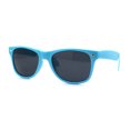 thumbnail image 1 of Classic Iconic Pop Color Horn Rim Sunglasses Teal Black, 1 of 4