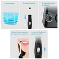 thumbnail image 4 of Irrigador bucal TUREWELL con hilo dental, 600 ml, con 8 puntas, color negro, 4 of 7