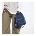 thumbnail image 6 of PRIYAL Denim Mini Backpack for Women, Small Canvas Purse Casual Backpack,Vintage Aesthetic Lightweight Preppy Daily Bookbag, 6 of 9