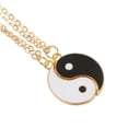 thumbnail image 2 of Opvise 1 Pair Couple Necklace Eye-catching Rust-proof Alloy Unisex Necklace Tai Chi Pendants for Women, 2 of 8