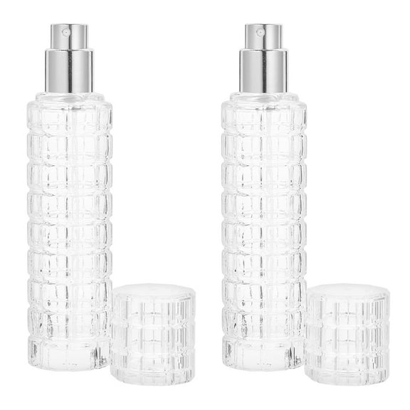 WHAMVOX 2pcs Cocktail Atomizer Bottles Refillable Bitters Vintage Spray for Bar Supplies Glass Empty Bottles
