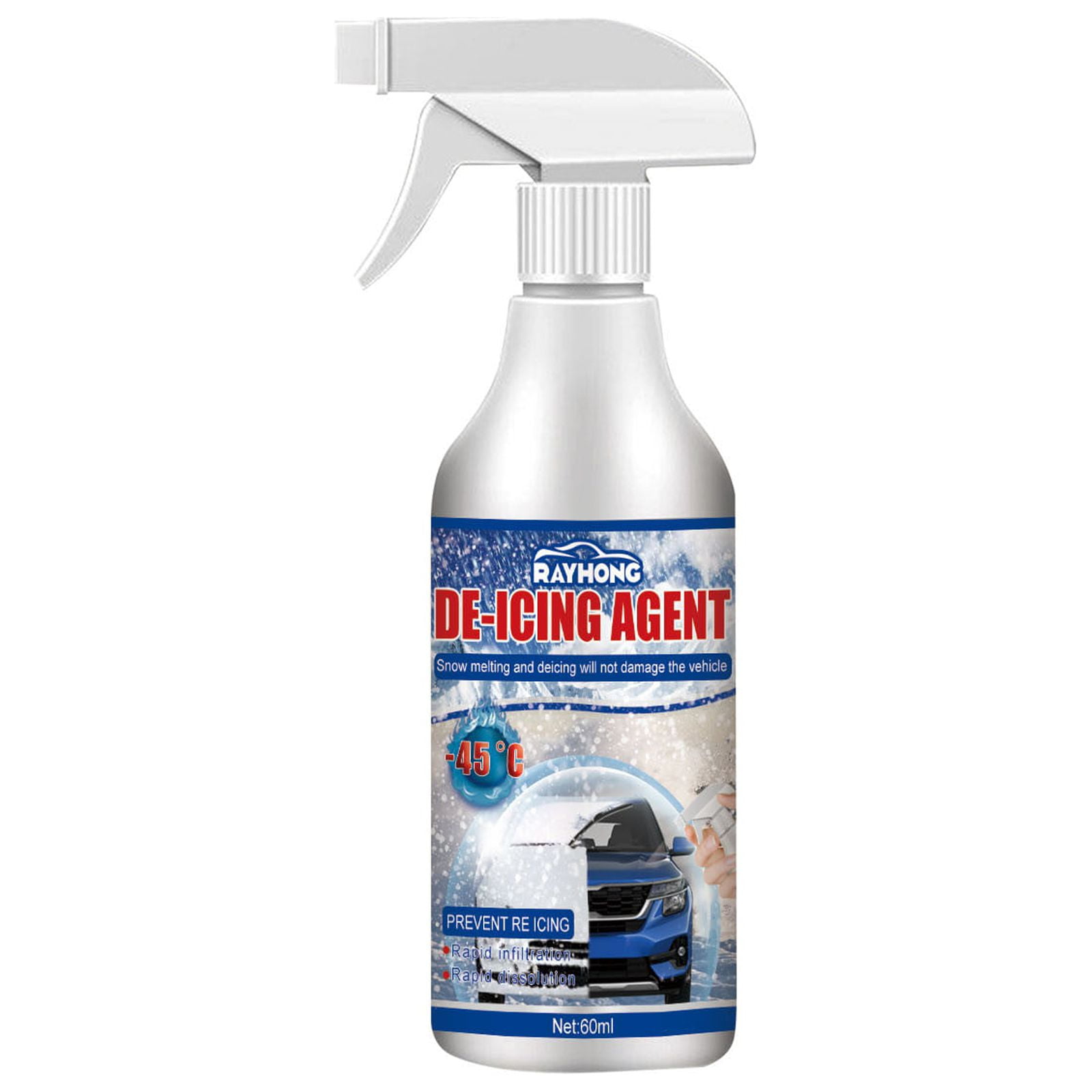 Car Windshield Deicer Snow Melting Spray Deicing Agent Fast Ice
