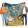 thumbnail image 1 of El Maravilloso Mago de Oz anti-pilling, suave, ligera, esponjosa y acogedora de lujo para hogar y cocina – Perfecta para niños y adultos,120X150cm, 1 of 6