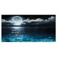 thumbnail image 2 of Design Art - Romantic Full Moon Over Sea, 2 of 4