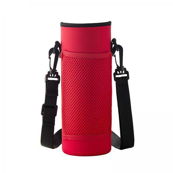 3 Fundas Aislantes Para Botellas Con Correa Para Teléfono, De Neopreno, Color Rojo