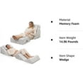 thumbnail image 5 of Tolead 6pcs Adjustable Orthopedic Bed Wedge Pillow Set, Sleeping, Sitting Pillow, Gray, 5 of 9