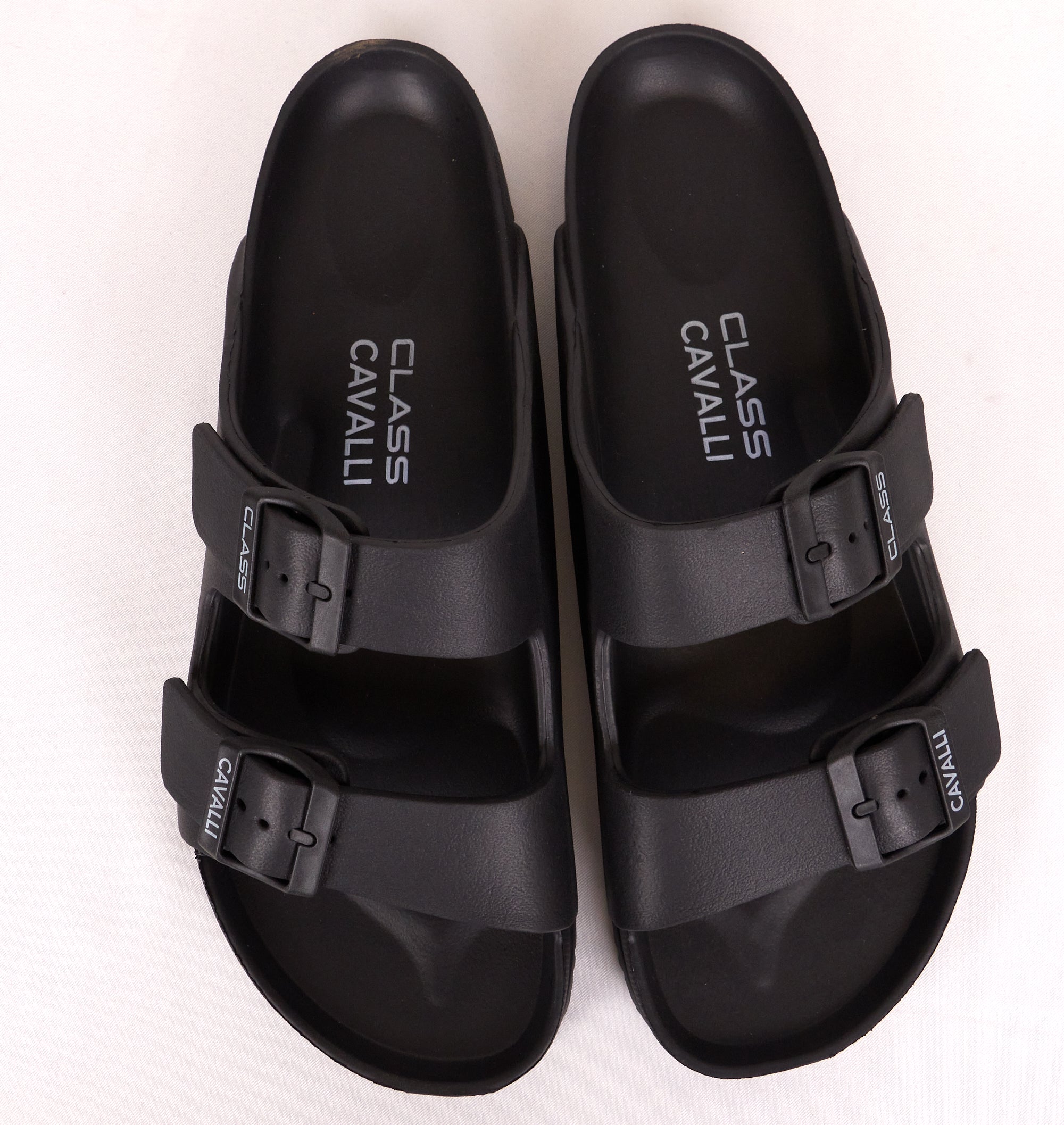 Cavalli Class Black Sandals with Cushioned Footbed 81_2BuY92CQQL.  main image 3