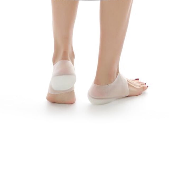 Invisible Height Lift Heel Pad Sock Liners Increase Insole Pain Relieve Pad