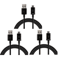 thumbnail image 3 of Micro USB Cable USB 2.0 Fast Charging Cord High Speed USB Compatible with Samsung Galaxy Mega 2 (3 Pack, 5 ft), 3 of 3