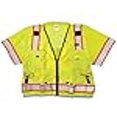 thumbnail image 3 of Kishigo S5010 Ultra-Cool Polyester Professional Surveyors Vest, Large, Lime, 3 of 3