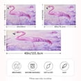 thumbnail image 2 of Ryvnso Satin Pillowcase Butterfly Glitter Flamingo Pillow Cases Standard Size 40x20in, 2 of 6