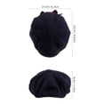 thumbnail image 2 of Houderco Sombrero Beige Con Estilo Vintage Para Mujer En Oscuro De Transpirable, 2 of 6