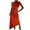 Red, variant on Njagoc3 Womens Fitted Sleeveless Solid Color Cutout Pleated Asymmetrical Detail Elegant Maxi Dress for Formal Events & Stage Performance