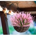 thumbnail image 6 of HESHENG Artificial Outdoor Lavender Flowers 12 Bundles No Fade UV Resistant Fake Plastic Flowers Faux Plants for Garden Porch Window Box Wedding Indoor Home Décor, 6 of 10