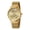 Gold, variant on Quartz Watch for Men, Classic Casual Men's Analog Watch with Stainless Steel Mesh Band, Small Second Sub-Dial, 5ATM Waterproof, Fashion Men Wristwatch, Black