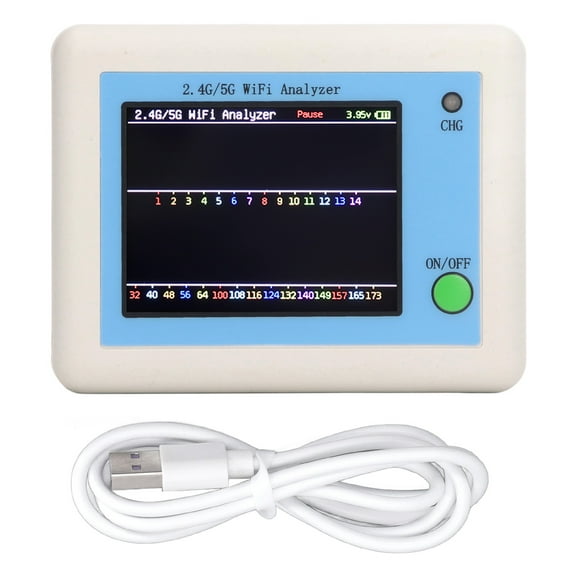 Wireless Network Analyzer, Identify  Improve WiFi Signal Strength, 2.4/5GHz Frequency Detection