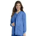 thumbnail image 1 of Landau Essentials Women's Classic Relaxed Fit 4 Pocket Crew Neck Scrub Jacket, 1 of 1