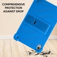 thumbnail image 2 of Allytechgroup Kids Case for Onn 7 Inch Tablet 2024 (Model:100135924), Onn 7 2024 Case, Silicone Shockproof Case with Kickstand Rubber Soft Shell Protective Cover for Boys Girls Children, Dark Blue, 2 of 6
