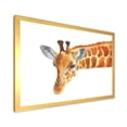 thumbnail image 2 of Designart 'Close Up Portrait of A Giraffe IX' Farmhouse Framed Art Print, 2 of 4