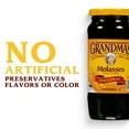 thumbnail image 5 of Grandma's Unsulphured Original Molasses, Whole, 12 fl oz Jar, 5 of 14