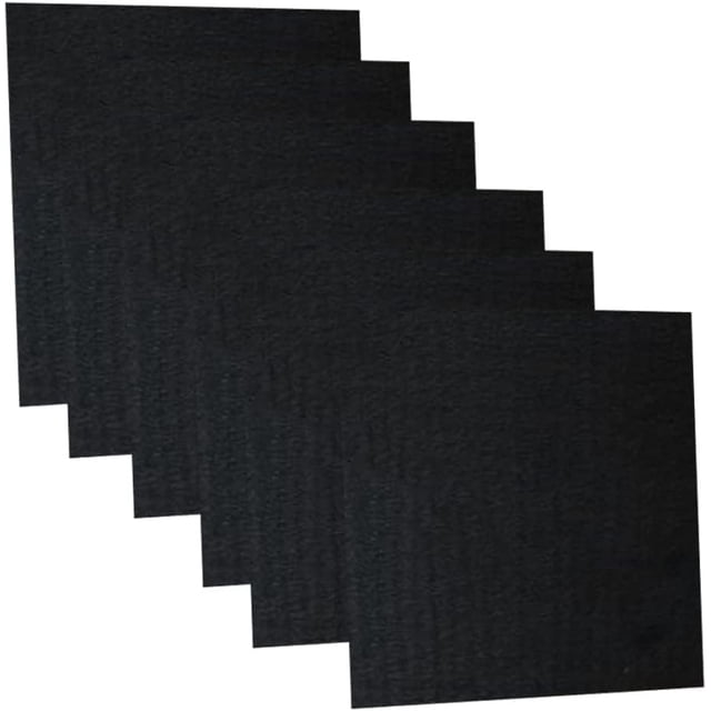 Gamvdout Graphite Felt High Temp Welding Protective Blanket Length 100mm Width 100mm 6pcs