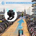 thumbnail image 2 of Alarma Antirrobo para Bicicleta, Antirrobo para Vehículos Moto Moto con Mando a Distancia, Alarma Inalámbrica para Scooter con Vibración para Moto, Coche, Movilidad, Scooter, Puerta Ventana 113 DB Super Fuerte (Negro) JM JM, 2 of 5