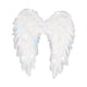 thumbnail image 2 of Alas de ángel,Alas de ángel con plumas para disfraz decorativo,Accesorios de disfraces plegables para fiestas temáticas,Accesorios fotográficos plegables para cosplay de carnaval de, 2 of 8