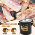 thumbnail image 5 of Bacon Grease Container With Strainer 46oz Large Enamel Grease Saver Retro Fat Container Keeper for Kitchen Fat Storage, 5 of 10