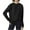 Black, variant on Women's Crew Neck Casual Sweater, Solid Color Long Sleeve Polyester Knit Pullover, Trendy Casual Knitwear for Women - Walmart Fashion Versatile & Cozy Essential Black XL
