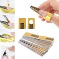 thumbnail image 1 of VOKE Hard Nail Files for Acrylic Nail Bulk Cuticle Nail Lightener 3 Peaks Nipper Finger Nail Buffer for Natural Nails 100Pcs Tips Extension Forms French DIY Tool Acrylic Gel, 1 of 3