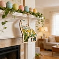 thumbnail image 4 of Easter Elephant Pendant Wooden Hanging Ornament with Rope Sister Gift Spring Decor(B), 4 of 6