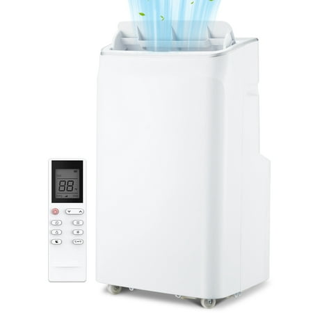 12,000 BTU 3-in-1 Portable Air Conditioner, 750 Sq.Ft Cooling with Remote Sleep Timer, Complete Installation Kit for Home Office Dorm