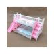 thumbnail image 2 of Doll Children Play House For Doll Accessories Simulation European Furniture Princess Double Bed With Stairs Toys, 2 of 5
