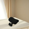 thumbnail image 3 of HAMPPLIES Chair Headrest Attachment Black Plastic And Fabric Height Booster For Office Chair 1 Set Back to School, 3 of 8
