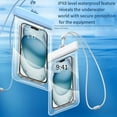 thumbnail image 3 of Cloud Blue Waterproof Pouch Touchscreen Swim Dive Rain Protection 1PCS, 3 of 12