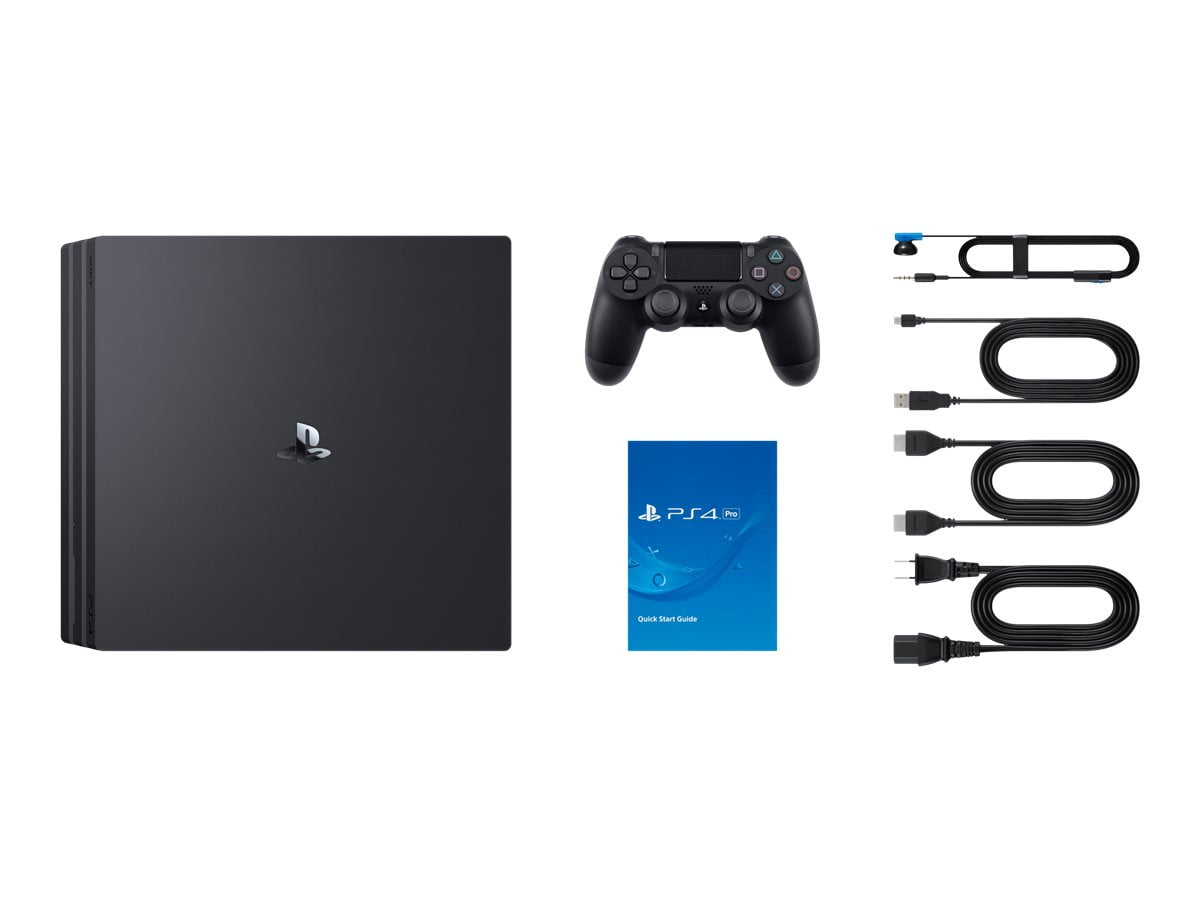 Sony PS4 PlayStation 4 Pro 1TB Console Jet Black (CUH-7215B) US Plug