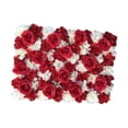 thumbnail image 4 of Rongfmy Flower Wall Panel Artificial Display Floral Panel for Reception Home Outdoor Red, 4 of 9
