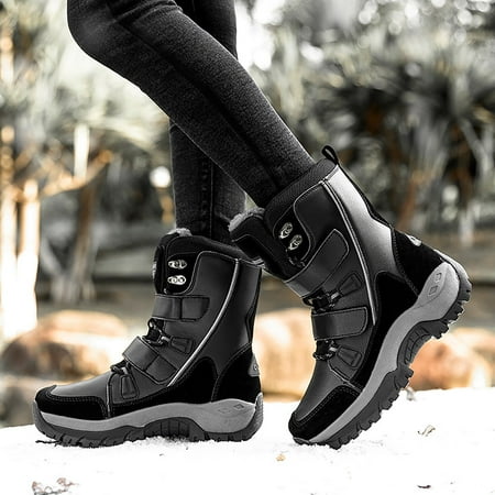 

Long Snow Boots Cotton Shoes Thickened Plush Women Shoes Plush Outdoor Boots