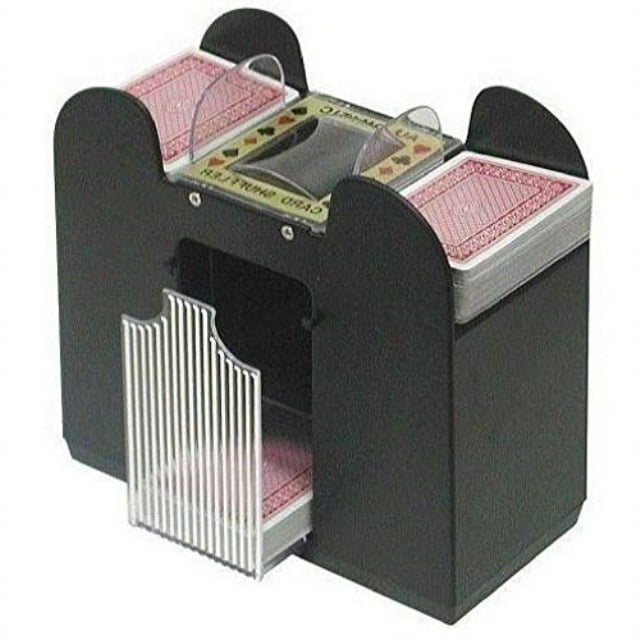 Automatic Card Shuffler Electric 6 Decks Card Mixing Machine Card Shuffler 
